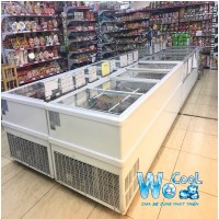 Tủ đông dạng nằm (cửa lùa) làm lạnh trực tiếp