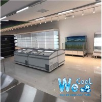 Tủ đông siêu thị dạng nằm