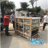 Tủ trưng bày bánh kem kính vuông 5 tầng