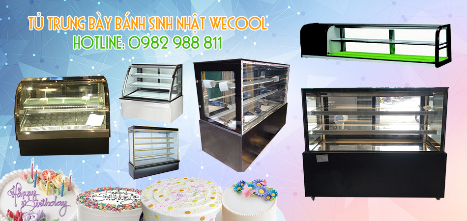 tủ trưng bày bánh