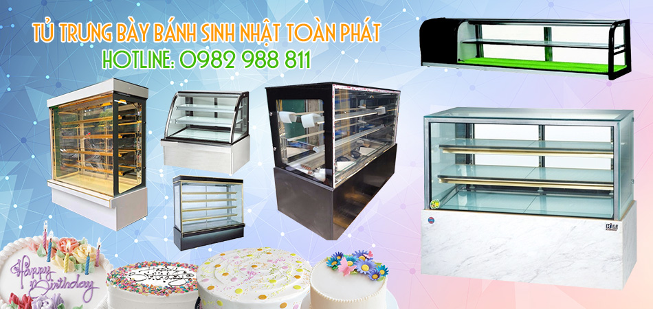 tủ trưng bày bánh