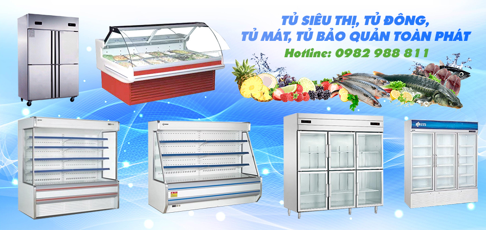 tủ trưng bày siêu thị