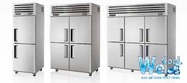 Tủ mát với các dung tích khác nhau