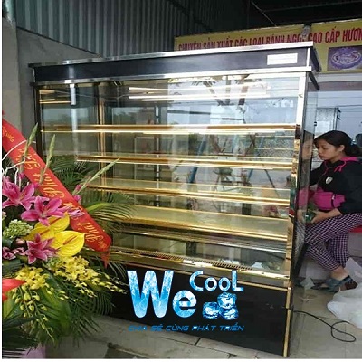 tủ bánh kính vuông 5 tầng